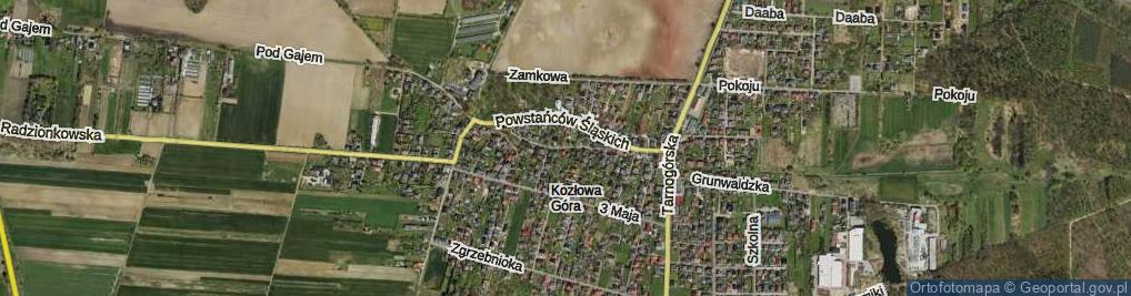 Zdjęcie satelitarne Paderewskiego Ignacego Jana ul.